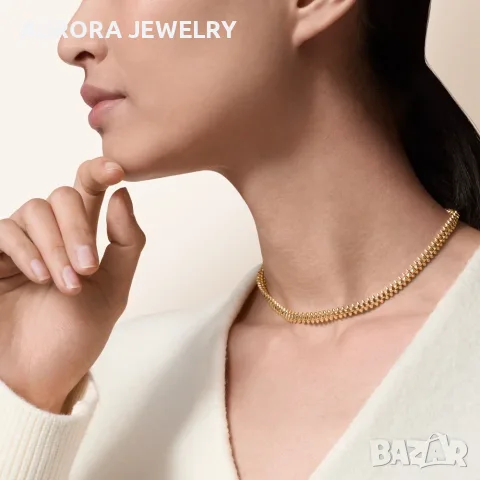 CARTIER Clash de Cartier Gold Flexible Small Model Дамско Колие, снимка 5 - Колиета, медальони, синджири - 56125469
