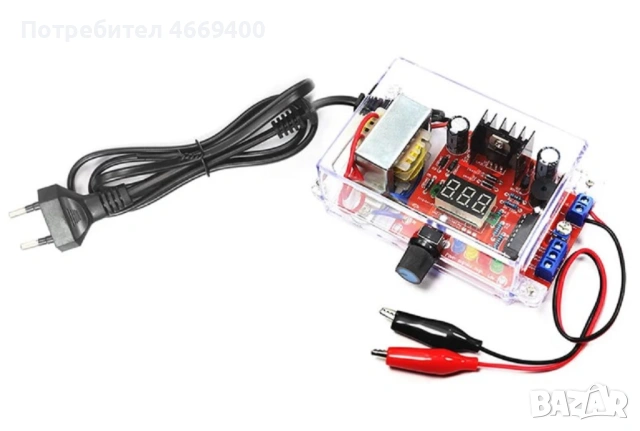 Регулируемо захранване от 1,25 до 12 Волта 200 мА 