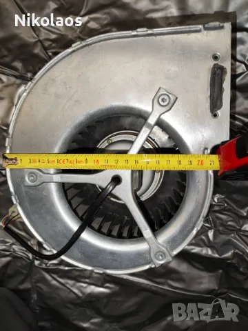 Немски центробежен/радиален вентилатор (охлюв) с кондензатори, снимка 3 - Други машини и части - 49269998