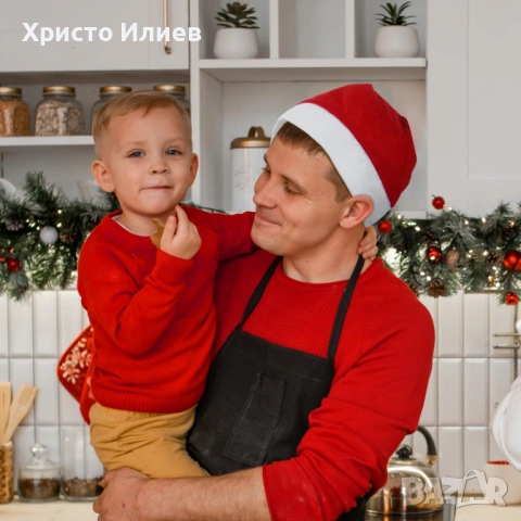 Коледни шапки на Дядо Коледа 10бр, снимка 5 - Други - 54225898