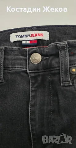 Дамски оригинални дънки. Като нови TOMMY JEANS HIGH RISE SUPER SKINNY , снимка 11 - Дънки - 55892461