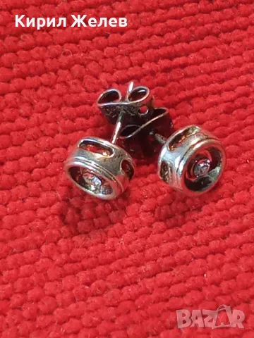 АЖУРНИ СКЪПОЦЕННИ ПОСРЕБРЕНИ МЕДНИ ОБЕЦИ с БЛЕСТЯЩИ ФАСЕТИРАНИ ПЛАНИНСКИ КРИСТАЛИ 47677, снимка 11 - Обеци - 49757333