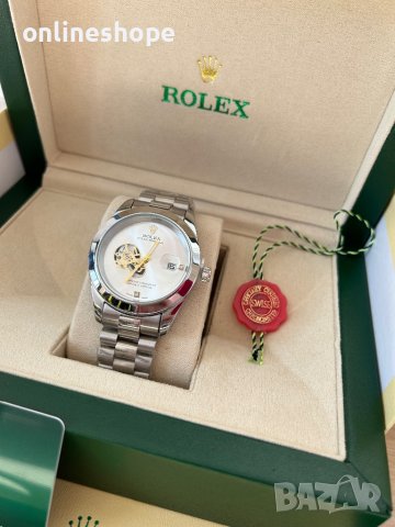 Rolex Oyster Perpetual Мъжки Часовник С Луксозна Кутия И Карта, снимка 2 - Мъжки - 44351489