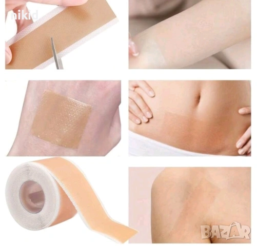 силиконов пластир лепенка за заличаване на белег белези изгаряне по тялото