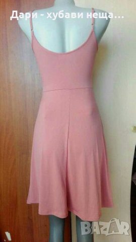 Прелестна рокля, в пепел от рози и нежни пайети👗🍀XS,S,M👗🍀арт.3041, снимка 3 - Рокли - 33833064