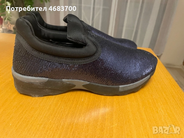 Дамски сникърси с пайети