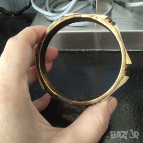 Стара гривна месинг и слонова кост НАМАЛЕНА , снимка 4 - Гривни - 38262593