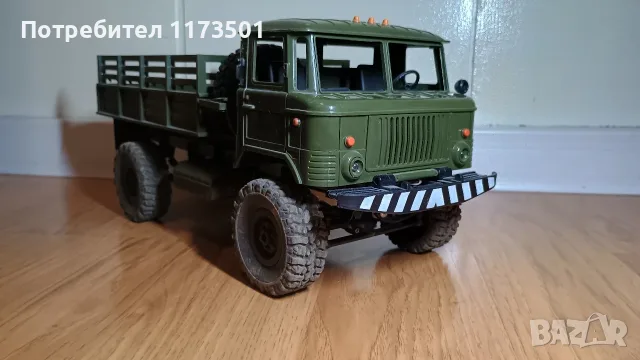 RC камион ГАЗ 66, снимка 2 - Коли, камиони, мотори, писти - 56469703
