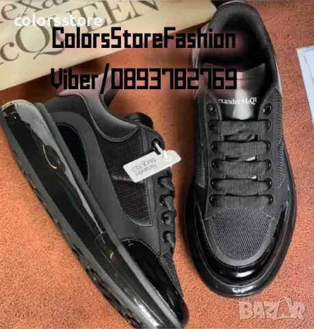 Мъжки черни кецове Alexander McQueen/BR75