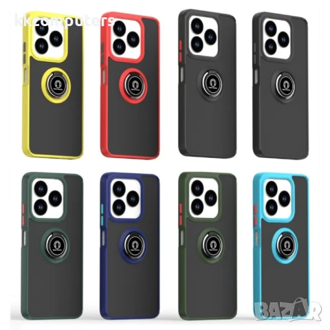 ZTE Blade V60 Smart / Blade A75 5G Удароустойчив Ring Holder Калъф и Протектор, снимка 2 - Калъфи, кейсове - 51182005