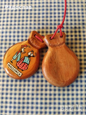 дървени кастанети Mallorca, снимка 3 - Ударни инструменти - 39395002