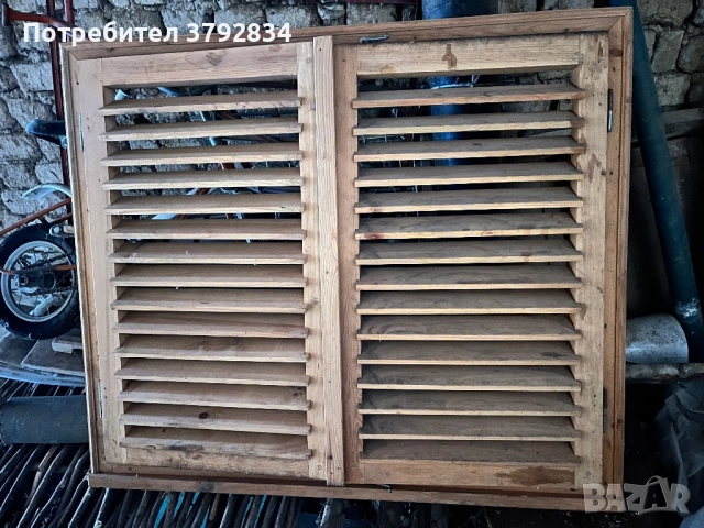 Дървена дограма с капаци НОВА