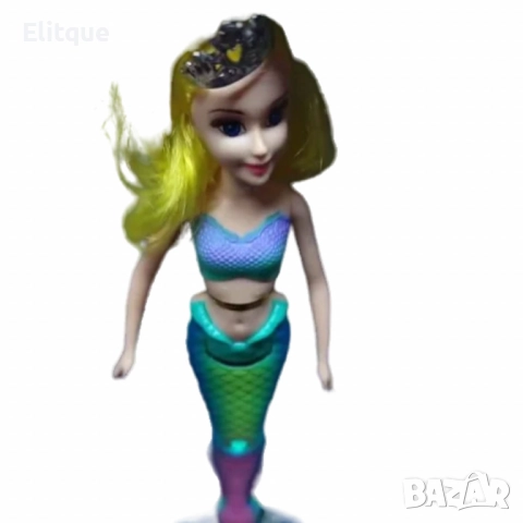 Пееща и говореща кукла русалка с аксесоари, снимка 3 - Кукли - 52786814