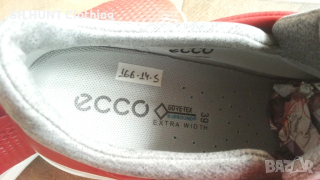 ECCO YAK LEATHER GORE-TEX Shoes размер EUR 39 / UK 6 дамски естествена кожа 166-14-S, снимка 16 - Дамски ежедневни обувки - 53042818