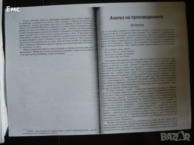 Матура по български език и литература + бонус анализи, снимка 10 - Ученически пособия, канцеларски материали - 31977617