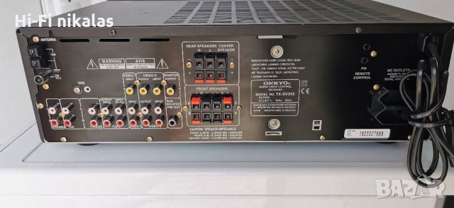 Аудио система за домашно кино 5.1 стерео усливател Onkyo TX-SV343 , снимка 3 - Ресийвъри, усилватели, смесителни пултове - 31209615