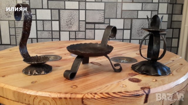 Свещници от ковано желязо 10лв за брой , снимка 8 - Декорация за дома - 37359353