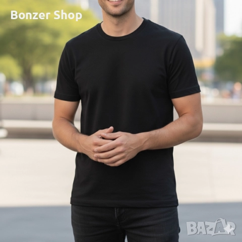 Мъжки тениски от 100% памук – 8 различни цвята, снимка 3 - Тениски - 51850112