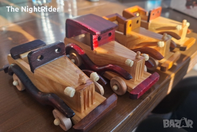 Дървени колички, снимка 4 - Коли, камиони, мотори, писти - 52943998