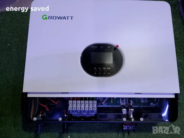 Хибриден инвертор Growatt 6kw с WiFi-F. Комплект с Lifepo4-5,6KW,Безплатна доставка.
