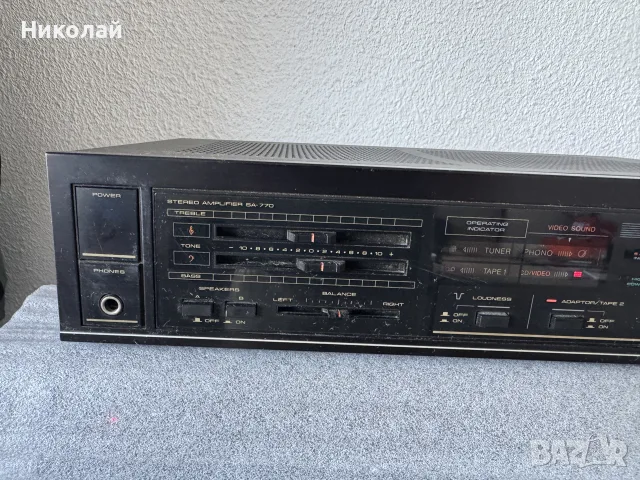 PIONEER SA-770 СТЕРЕО УСИЛВАТЕЛ , снимка 2 - Ресийвъри, усилватели, смесителни пултове - 56152615