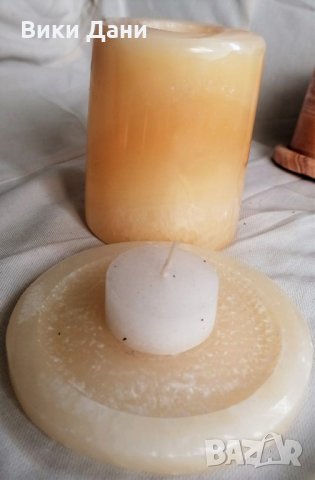 лечебни Лампи от стругован минерал жълт и червен яспис, снимка 4 - Декорация за дома - 31936877