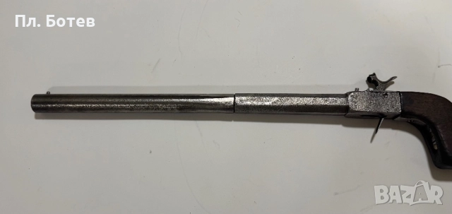 Стар и рядък капсулен пистолет-пушка, снимка 10 - Антикварни и старинни предмети - 52325959