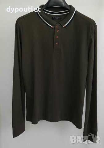 Мъжка памучна блуза с яка и цепка с копчета BRAVE SOUL ,размери -M, L, XL и XXL.     