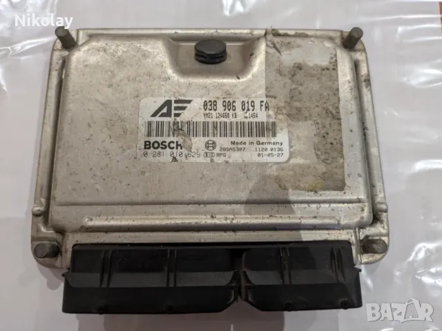 Компютър ECU Ford Galaxy / 038 906 019 FA / 038906019FA / 0 281 010 629 / 0281010629