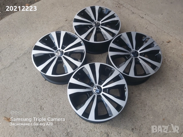 4 броя алуминиеви джанти за Volkswagen Golf,Caddy,Touran,T-Roc 16, снимка 6 - Гуми и джанти - 51895384