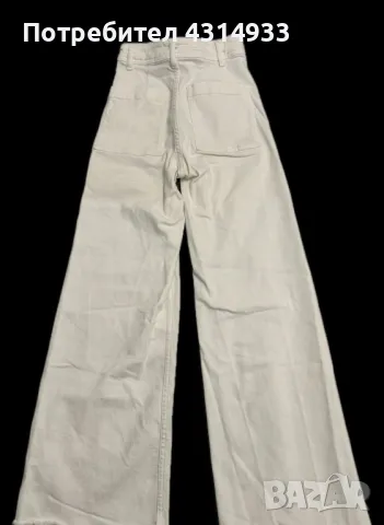 Бели дънки Zara, снимка 2 - Дънки - 48690905