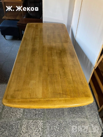 МАСИВНА ДЪРВЕНА ТРАПЕЗНА МАСА - стил и здравина, снимка 4 - Маси - 53916294