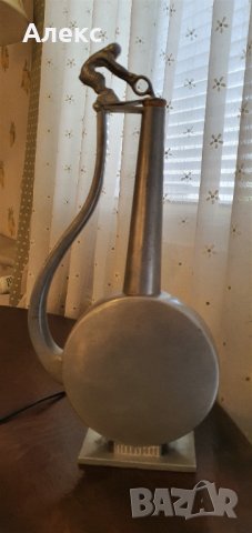 Голям стар калаен павур–1939г Маркиран, над 1кг Отличен!, снимка 6 - Антикварни и старинни предмети - 30552839