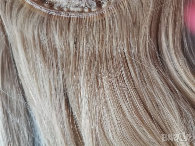 Нов рус бретон от естествена човешка коса руса - мод.3, снимка 5 - Аксесоари за коса - 37300905