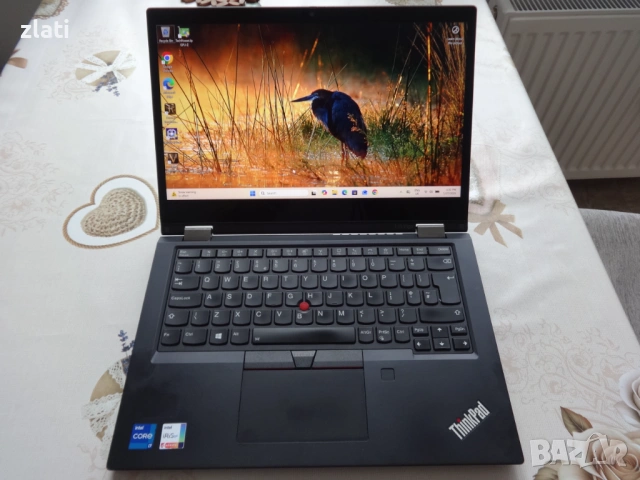 Таблет и Лаптоп 2в1 laptop Lenovo ThinkPad L13 Yoga Gen 2 - 13.3" - i7-1165G7 2.8Ghz / 16GB RAM DDR4, снимка 2 - Лаптопи за работа - 53338617