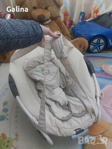 музикален шезлонг със вибрация Hauck , снимка 2 - Детски шезлонги - 54191156