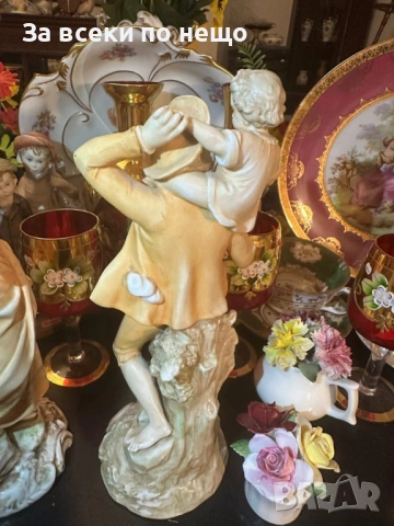 Volkstedt Germany  Richard Eckert & Co. Circa 1894 - “Семейството” Код P2012