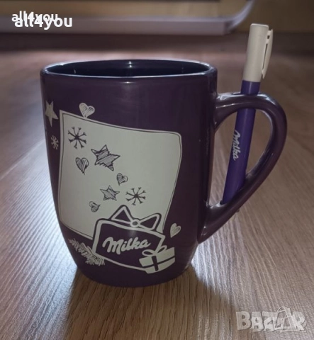 Колекционерски кутия, чаша и магнитно табло Милка / Milka, снимка 6 - Колекции - 34815064