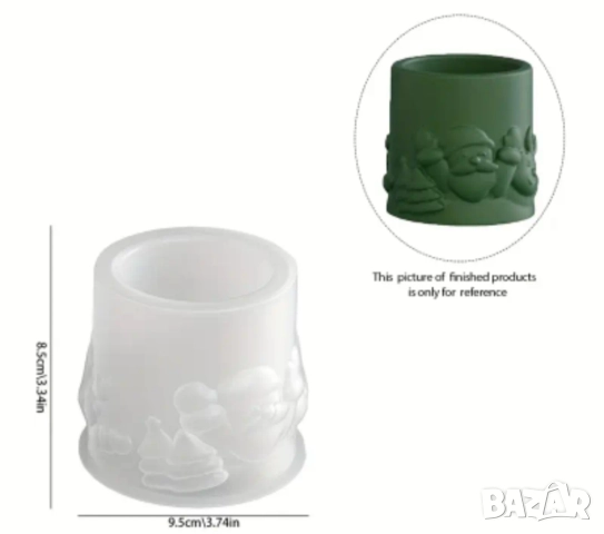 2 вида молдове за коледни бурканчета , снимка 9 - Форми - 51500915