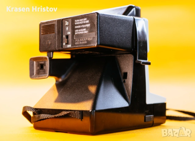 Polaroid Land Camera 1000 + Polaroid flash 2351 (Polatronic/Q-light), снимка 4 - Фотоапарати - 54016517