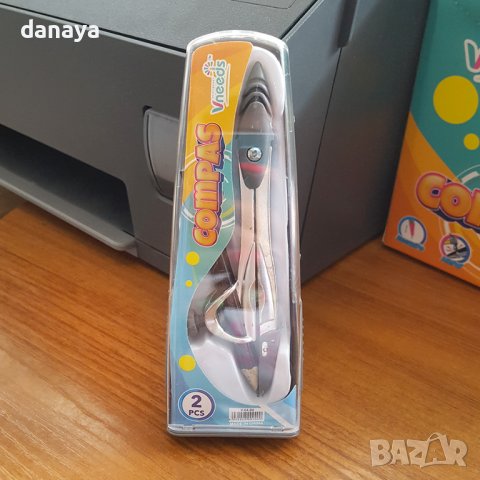 3017 Ученически пергел с молив в кутия, снимка 3 - Ученически пособия, канцеларски материали - 37787510