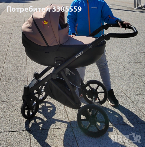Бебешка количка Fintera Next 2в1, снимка 5 - Детски колички - 44793924