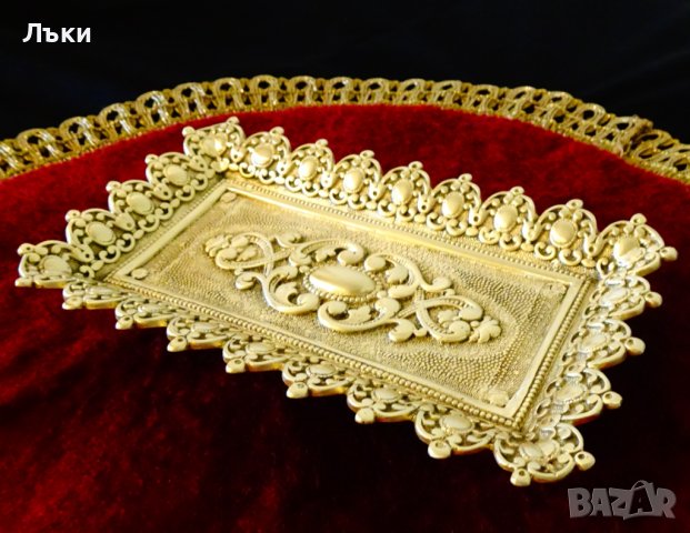 Кралски бронзов съд,барок. , снимка 1 - Антикварни и старинни предмети - 36673910