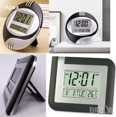 Светещ LED часовник на Ток.Дигитален Будилник.Електрически Светещи Часовници.Големи цифри.Будилници, снимка 14 - Други - 54079729