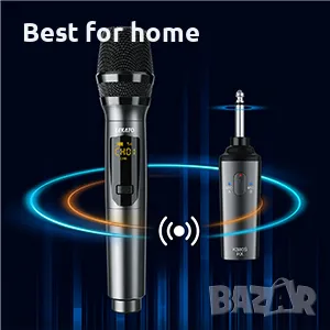 Професионални микрофони LEKATO K380S 2.4G безжичен комплект, снимка 8 - Микрофони - 48477231