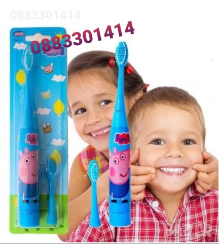 Детска Електрическа четка за зъби Peppa Pig Пепа Пиг , снимка 3 - Други - 33744482