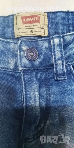 Къси дънки Levis, снимка 4 - Детски къси панталони - 33840298