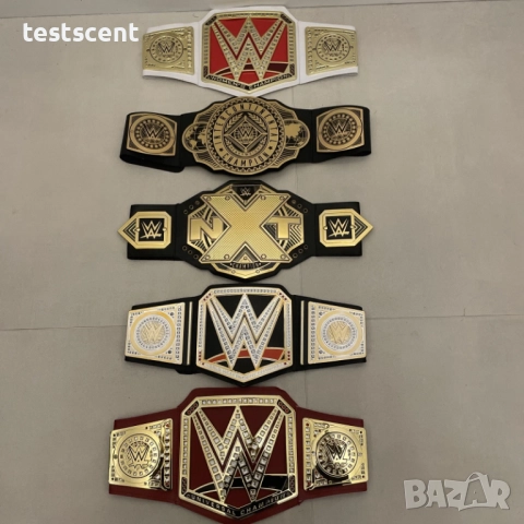 Шампионски пояс WWE World Heavyweight Championship световната титла в кеча Mattel детски belt колан, снимка 17 - Други - 48495444