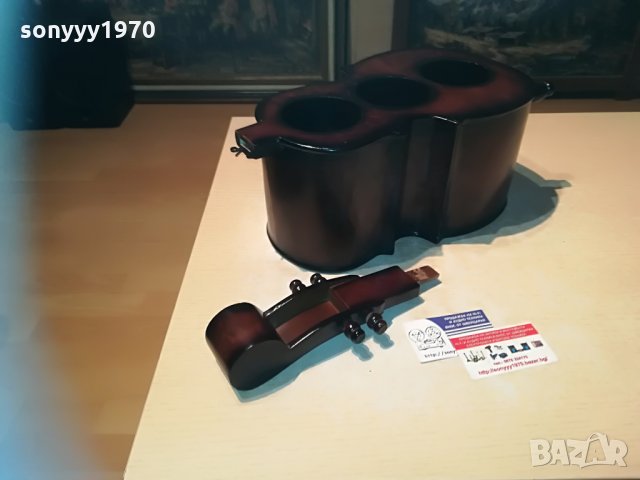 цигулка-дървена за колекция за вино-60х22х16см, снимка 16 - Колекции - 30062949