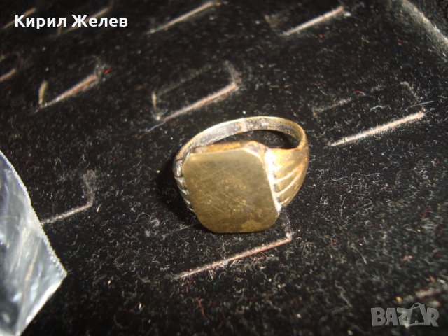 СТАРИНЕН ПОСРЕБРЕН РЕТРО БРОНЗОВ ПРЪСТЕН МАЙСТОРСКА ИЗРАБОТКА 18639, снимка 9 - Пръстени - 32169970